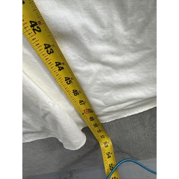 Vintage Western Fringe Dress White Embroidered Cowboy Midi Womens 16 Prairie - Picture 9 of 11